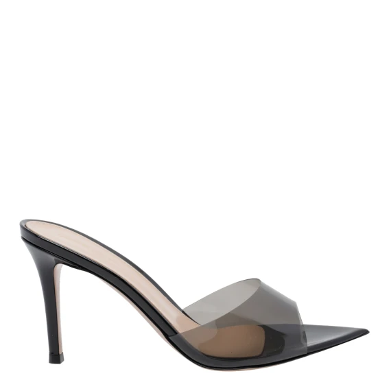 Black Elle Pump Sandals Gianvito Rossi
