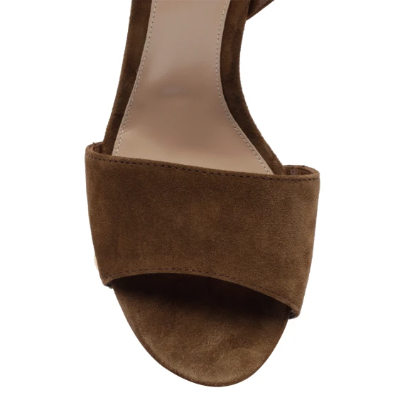 Sandali marroni Gianvito Rossi