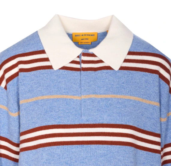 STRIPED RUGBY SWEATER