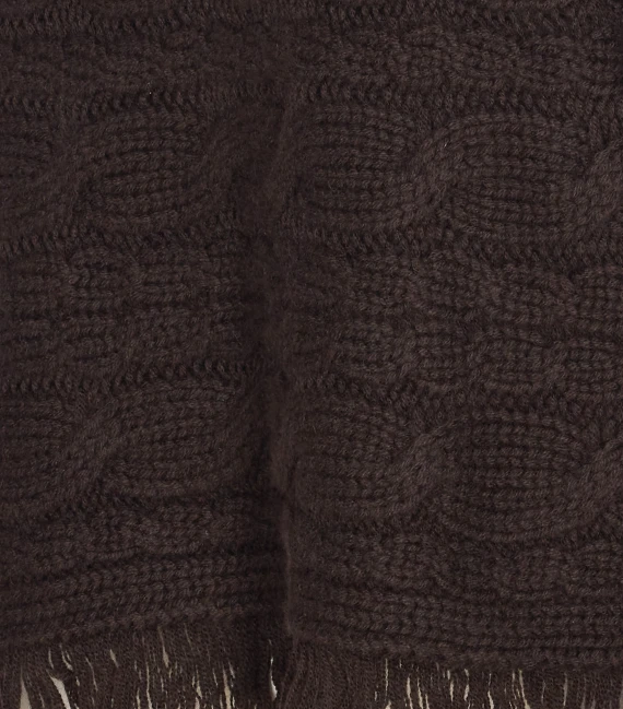 CROPPED CABLE SWEATER