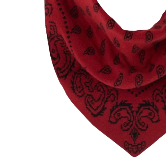 Foulard The Wild Rag in cashmere rosso GUEST IN RESIDENCE