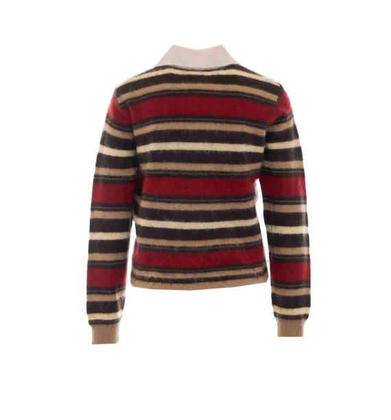 Multicolor Grizzly Striped Polo GUEST IN RESIDENCE