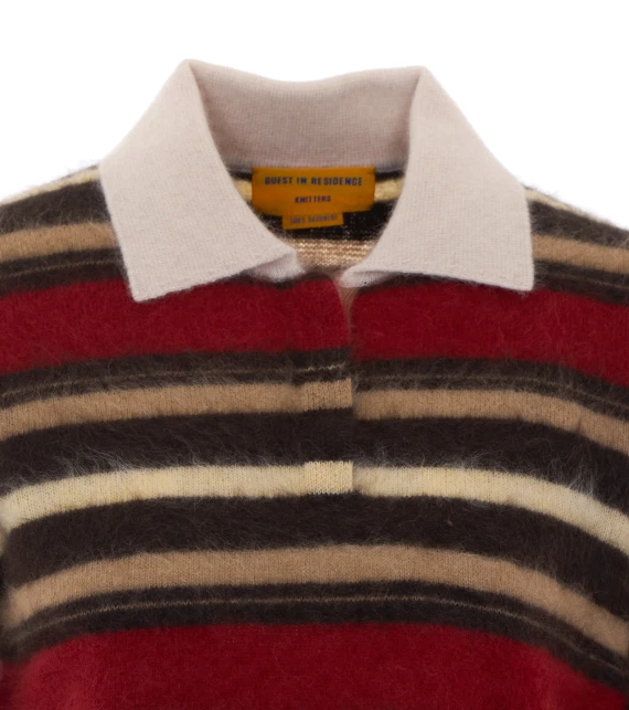 Multicolor Grizzly Striped Polo GUEST IN RESIDENCE