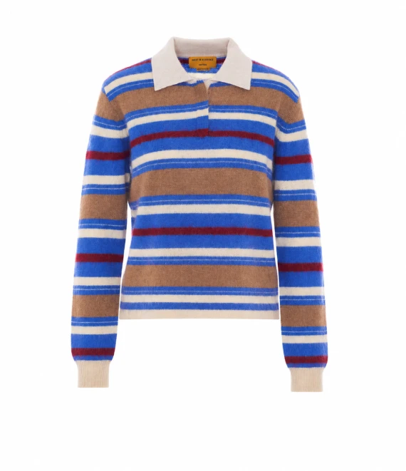 Multicolor Grizzly Striped Polo GUEST IN RESIDENCE