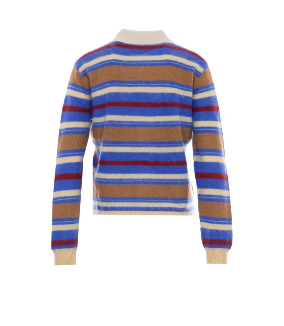 Multicolor Grizzly Striped Polo GUEST IN RESIDENCE