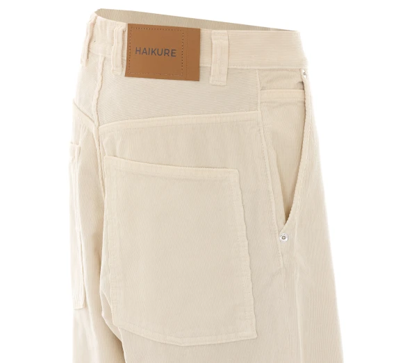 Pantaloni in velluto di cotone a coste Haikure