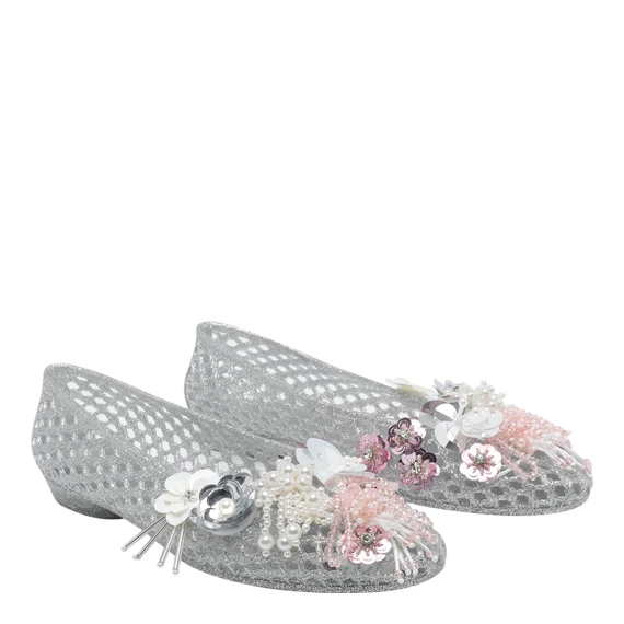 Flat shoes Silver