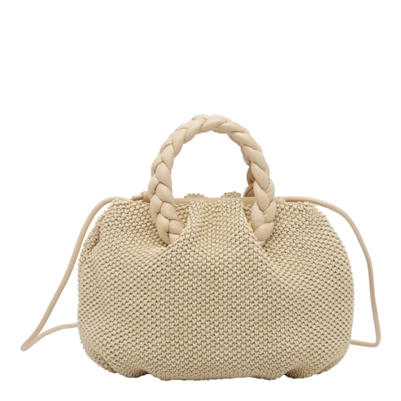 Natural Rafia Bombom Handbag HEREU
