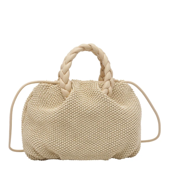 Natural Rafia Bombom Handbag HEREU