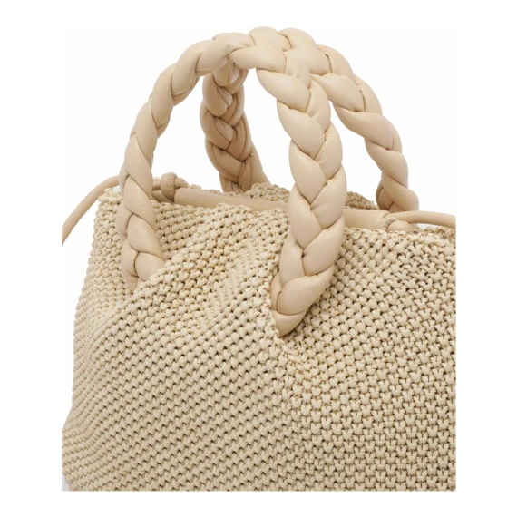 Natural Rafia Bombom Handbag HEREU