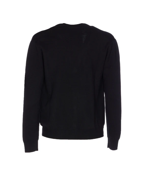 Black Jacket with Frontal Buttons Closure