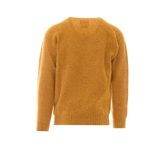 Ochre wool crewneck sweater Howlin