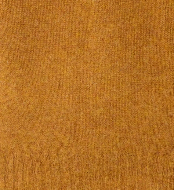 Ochre wool crewneck sweater Howlin