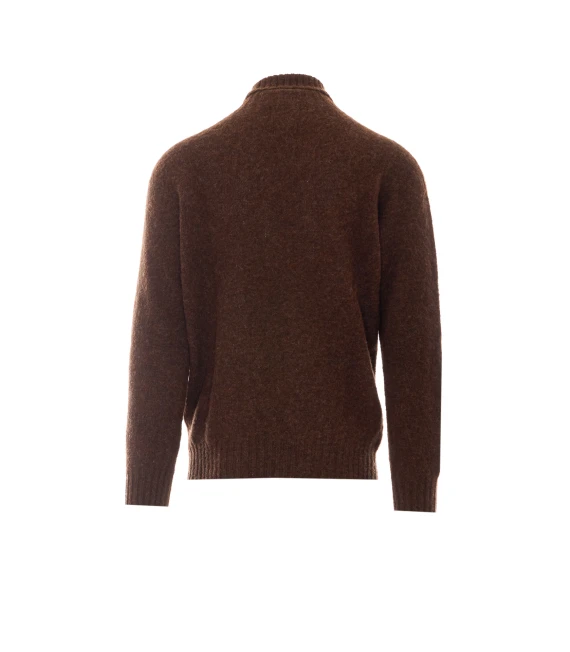 Maglione marrone a collo alto Howlin