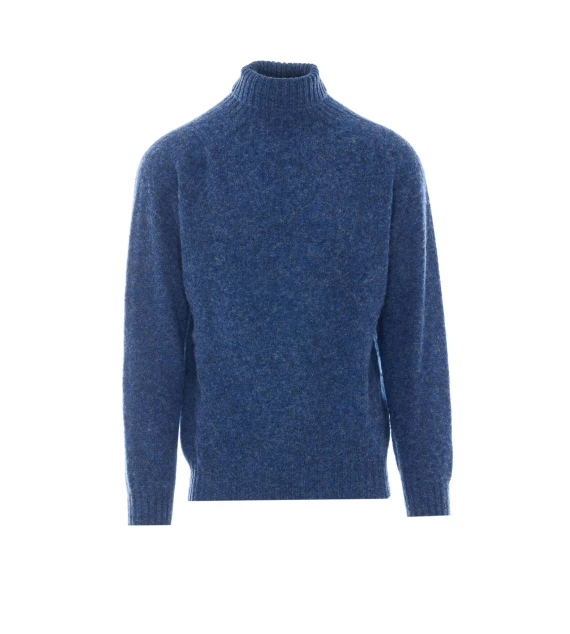 Blue high-neck sweater Howlin