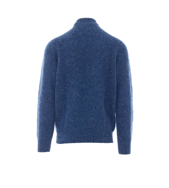 Blue high-neck sweater Howlin