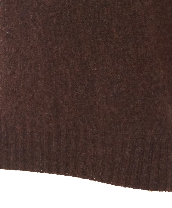 Brown Birth of the Cool wool sweater Howlin