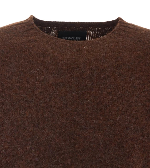 Brown Birth of the Cool wool sweater Howlin