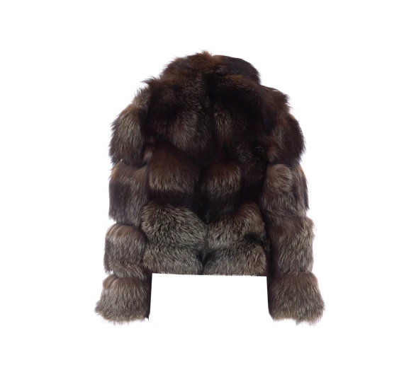 Silver Lou Fox bomber jacket IACOPA