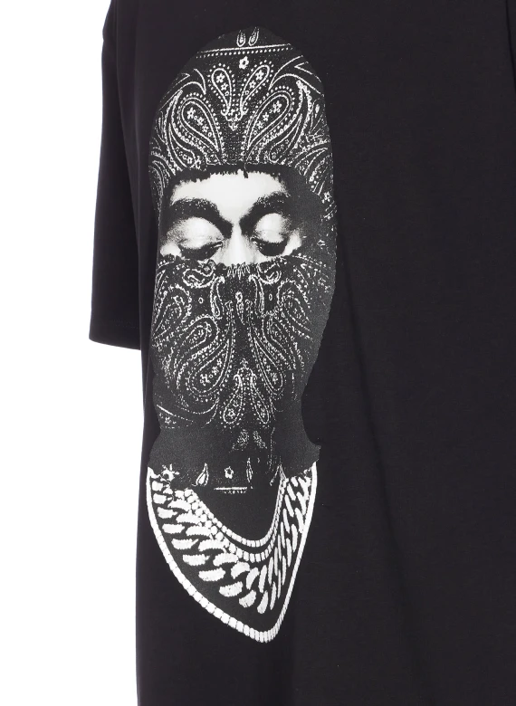 PAISLEY MASK FRONT T-SHIRT
