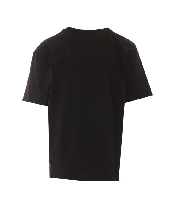 Black T-shirt with front print IH NOM UH NIT