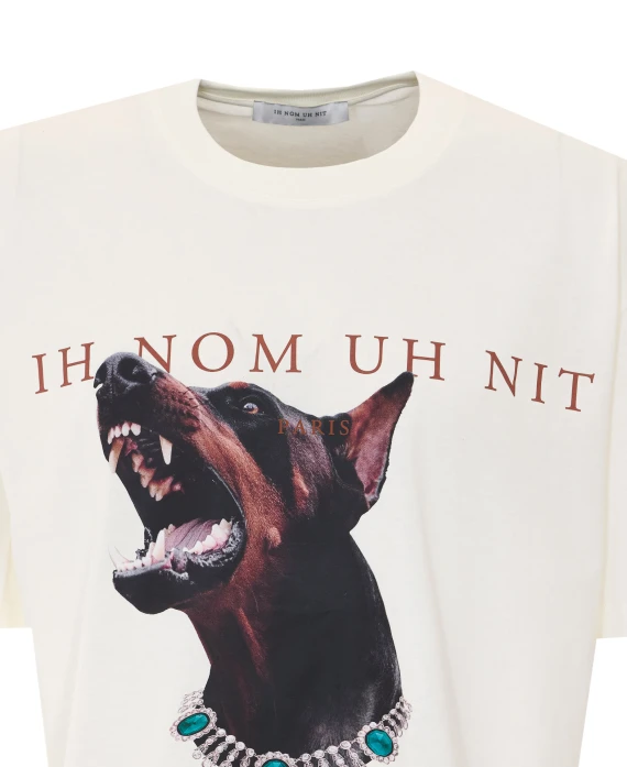White short-sleeve T-shirt IH NOM UH NIT