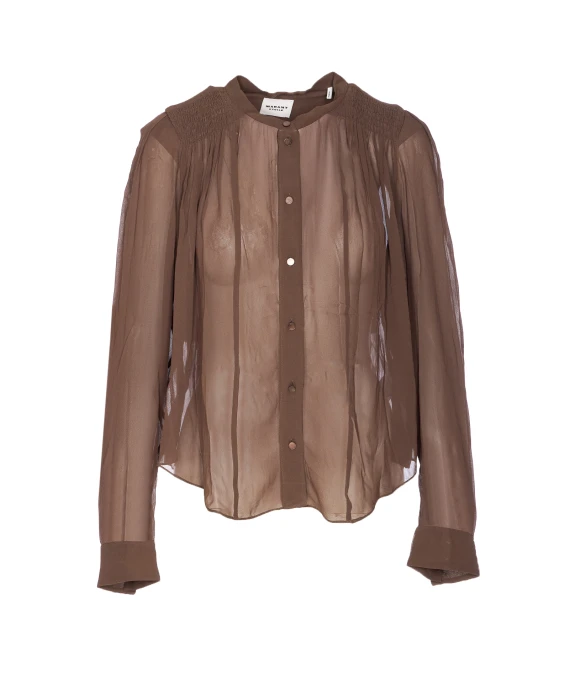Isabel Marant Etoile Camicie Marrone