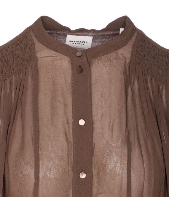 Isabel Marant Etoile Camicie Marrone