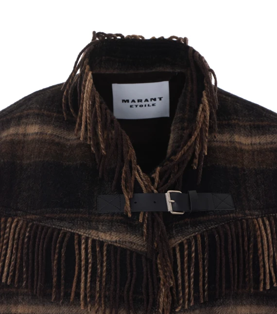 Black and Khaki Ginesa Vest isabel marant etoile