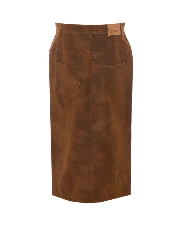 Brown Bisone Skirt isabel marant etoile