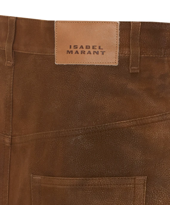 Brown Bisone Skirt isabel marant etoile