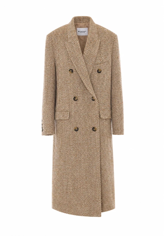 Beige Pilda Coat isabel marant etoile
