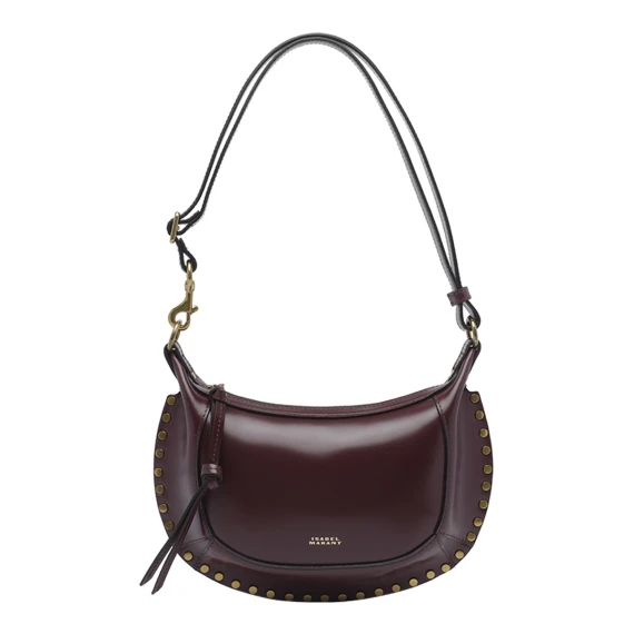 Burgundy Oskan Moon Shoulder Bag