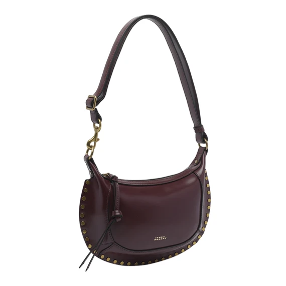 Burgundy Oskan Moon Shoulder Bag
