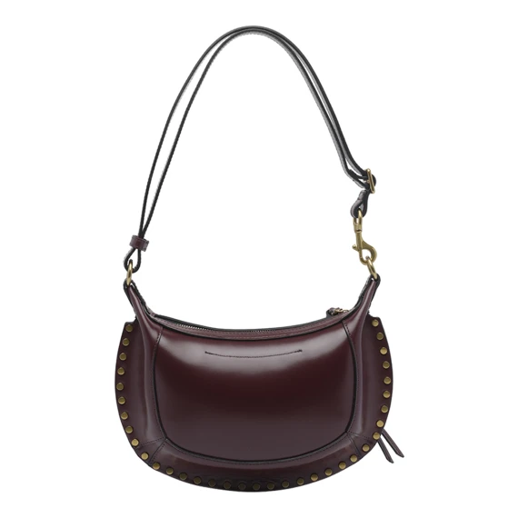 Burgundy Oskan Moon Shoulder Bag