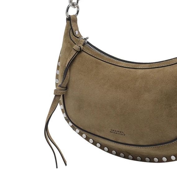 Taupe Oskan Moon Shoulder Bag