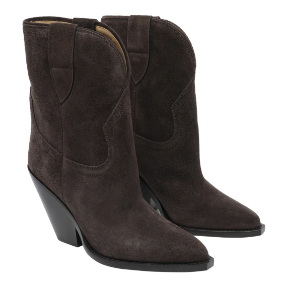 Dark Brown Leyane Boots isabel marant