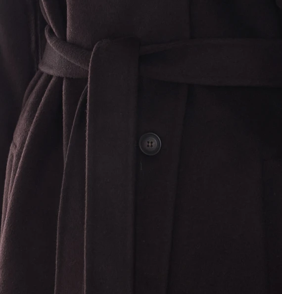 Camerona dark brown long coat IVY&OAK