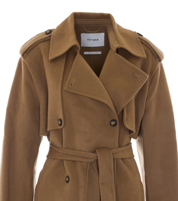 Beige Camerona coat IVY&OAK