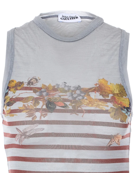 JEAN PAUL GAULTIER Top Grigio