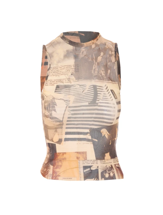 JEAN PAUL GAULTIER Top Beige