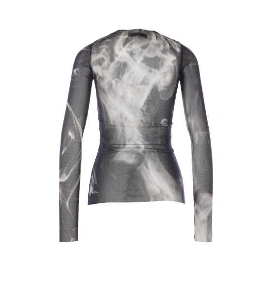 Top a maniche lunghe nero JEAN PAUL GAULTIER