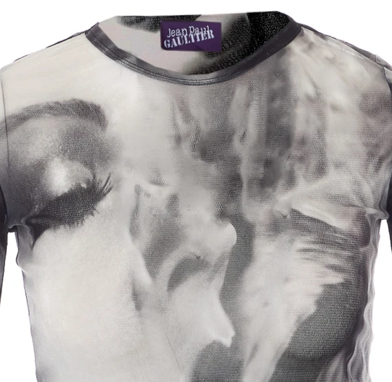 Top a maniche lunghe nero JEAN PAUL GAULTIER