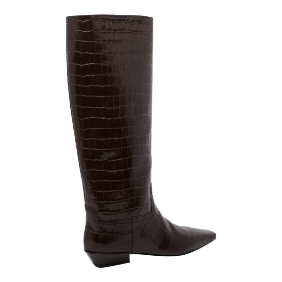 Croco Print Boots Jeffrey Campbell