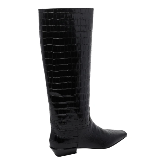 Croco Print Boots Jeffrey Campbell