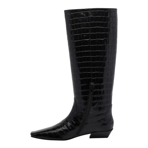Croco Print Boots Jeffrey Campbell