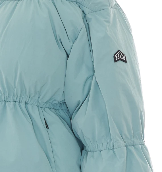 Short light mint padded jacket Jet Set