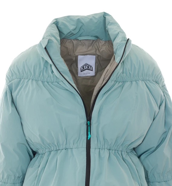 Short light mint padded jacket Jet Set