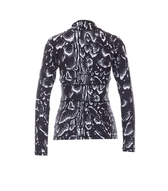 Black long-sleeve half-zip top Jet Set