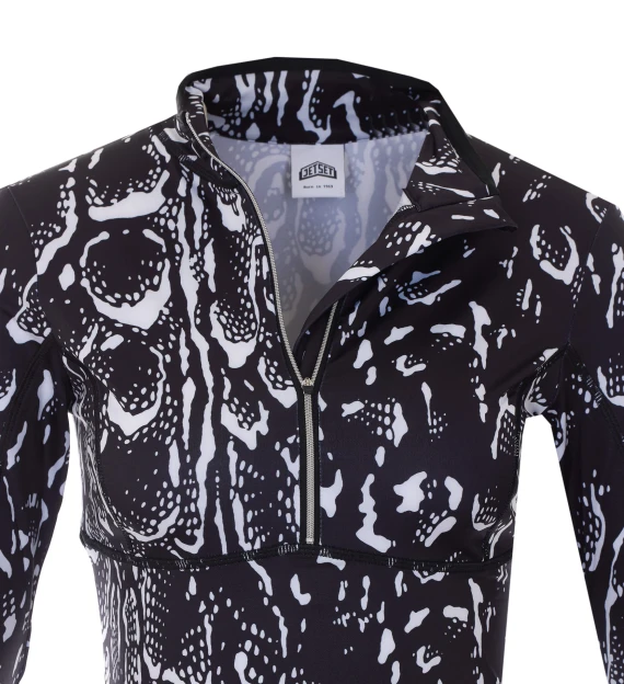 Black long-sleeve half-zip top Jet Set
